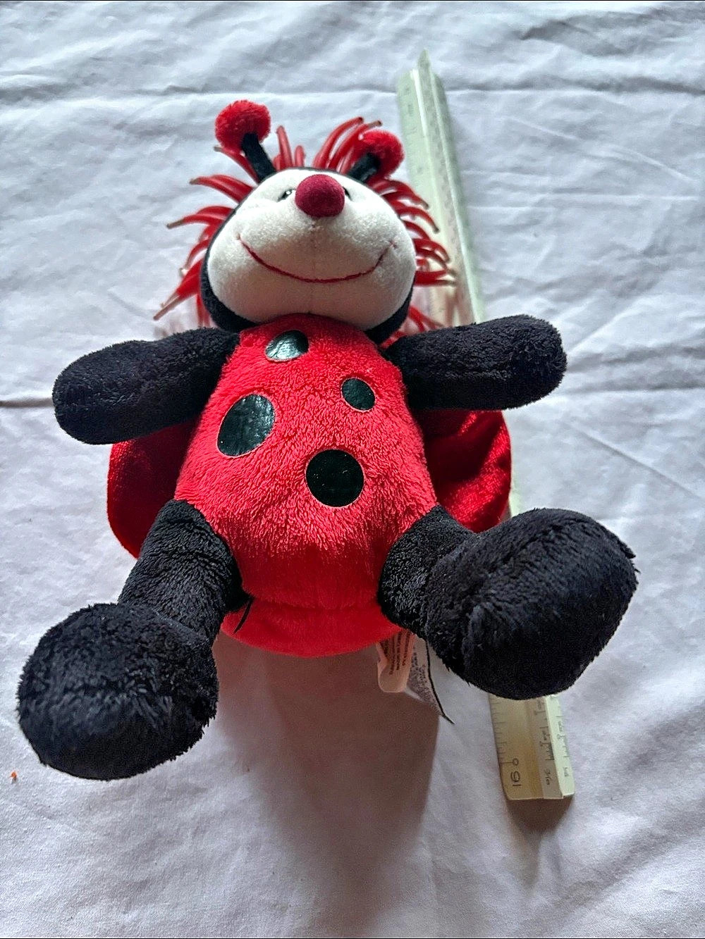 Ty Ladybug Plush Red & Black
